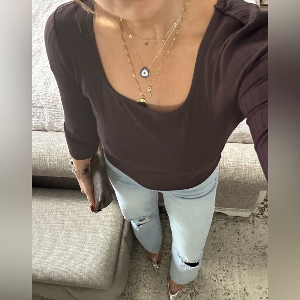 New🩷 Soft Light Wash High-Rise Wide Straight Jeans - Picture 8 of 11